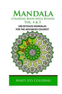 Mandala Coloring Book Mega Bundle Vol. 4 & 5