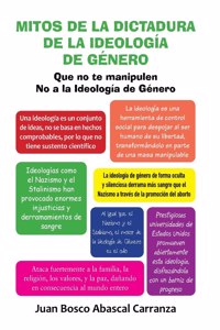 Mitos De La Dictadura De La Ideologia De Genero