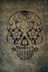 Sugar Skull Journal: 160 Page Lined Journal/Notebook
