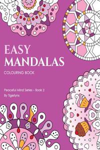 Easy Mandalas Colouring Book