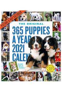 365 Puppies-A-Year Picture-A-Day Wall Calendar 2021