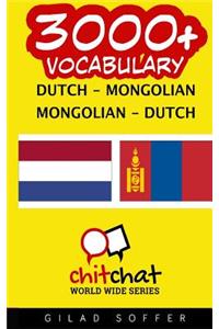 3000+ Dutch - Mongolian Mongolian - Dutch Vocabulary