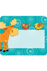 Moose & Friends Name Tags, Package of 40