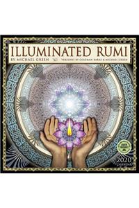 Illuminated Rumi 2020 Wall Calendar