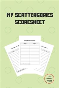 MY Scattergories Score sheet