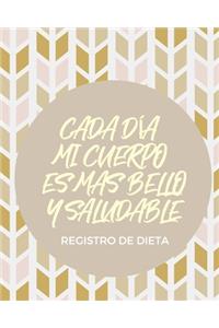 Cada dia mi cuerpo es mas bello y saludable Registro de Dieta