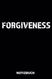 Forgiveness Notizbuch