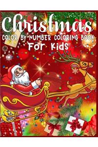 Christmas Color By Number Coloring Book For Kids