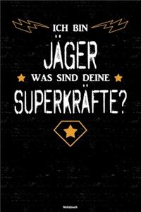 Ich bin Jäger was sind deine Superkräfte? Notizbuch