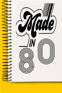 Made In 1980 Gift Birthday Present A beautiful personalized