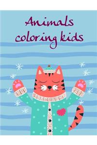 Animals coloring kids