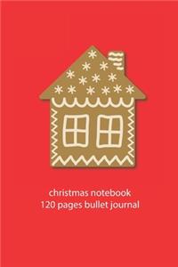christmas notebook 120 pages bullet journal