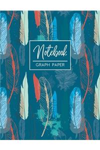 Feather Graph Paper Notebook