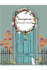 Hexagonal graph paper notebook