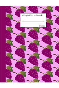 Grapes Composition Notebook