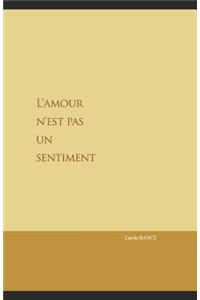 L'Amour n'Est Pas Un Sentiment