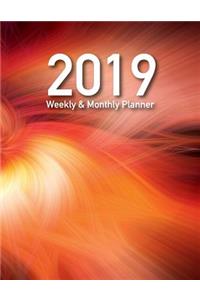 2019 Weekly and Monthly Planner (Large Size)