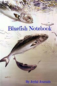 Bluefish Notebook: 6 X 9 Small Lined Notebook (Journal Notebook/Journal Diary/Journal Planner) with 120 Pages of College-Ruled Paper for Various Writing Purposes and a Great Gift for a Fisherman