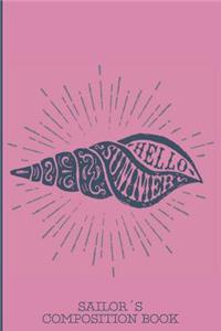 Sailor Composition Book