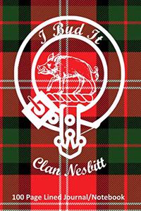 Clan Nesbitt 100 Page Lined Journal/Notebook