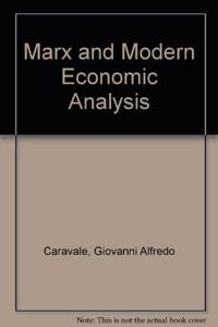 Marx and Modern Economic Analysis