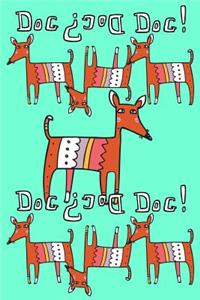 Bullet Journal Notebook for Dog Lovers, Red Dogs in a Row 4