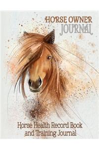 Horse Health Record Book & Horse Training Journal