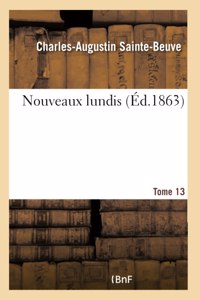 Nouveaux Lundis - Tome 13