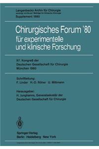 Chirurgisches Forum'80