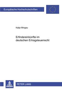 Erfindereinkuenfte Im Deutschen Ertragsteuerrecht