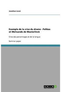 Exemple de la crise du drame - Pelléas et Melisande de Maeterlinck