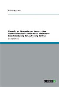 Eherecht im ökumenischen Kontext