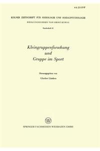 Kleingruppenforschung Und Gruppe Im Sport