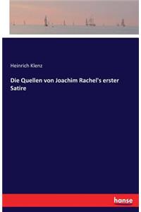 Quellen von Joachim Rachel's erster Satire