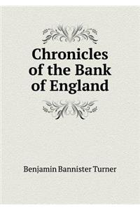 Chronicles of the Bank of England