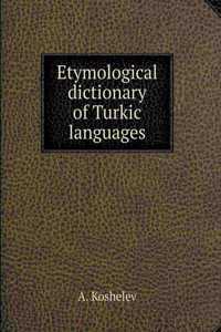 Etymological dictionary of Turkic languages