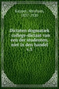 Dictaten dogmatiek