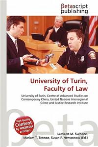 University of Turin, Faculty of Law