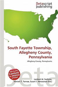 South Fayette Township, Allegheny County, Pennsylvania