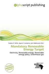 Mandatory Renewable Energy Target