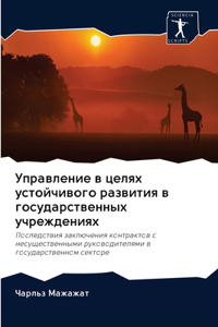 Управление в целях устойчивого развития в