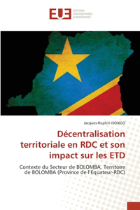 Décentralisation territoriale en RDC et son impact sur les ETD