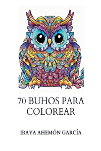 70 buhos para colorear