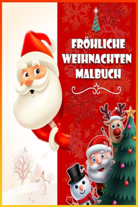 Fröhliche Weihnachten Malbuch