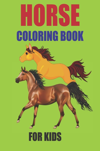 Horse Coloring Book for kids