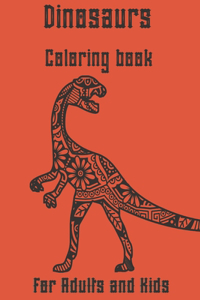 Dinosaur Coloring book for Adults and Kids