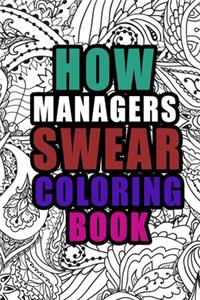 How Managers Swear Coloring Book