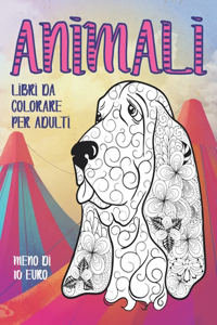 Libri da colorare per adulti - Meno di 10 euro - Animali