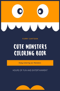 Cute Monsters Coloring Book