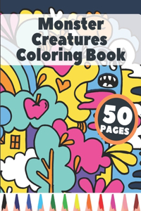 Monster Creatures Coloring Book
